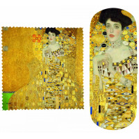 Boîte étuis à lunettes et chiffonnette ADELE Gustav Klimt