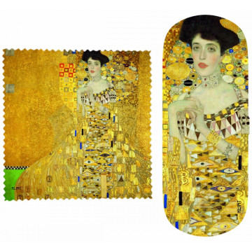 Boîte étuis à lunettes et chiffonnette ADELE Gustav Klimt