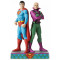 SUPERMAN ET LEX LUTHOR figurine DC Comics Silver age collection Jim Shore