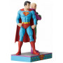 SUPERMAN ET LEX LUTHOR figurine DC Comics Silver age collection Jim Shore