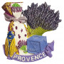 Magnet PROVENCE Savon de Marseille sachet et bouquet de Lavande Cigale
