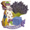 Magnet PROVENCE Savon de Marseille sachet et bouquet de Lavande Cigale