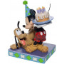 MICKEY et PLUTO gâteau d'anniversaire Figurine Disney Collection Disney Tradition