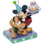 MICKEY et PLUTO gâteau d'anniversaire Figurine Disney Collection Disney Tradition