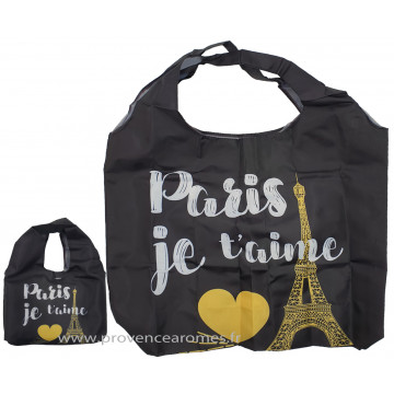 Sac de course pliable PARIS JE T'AIME