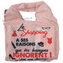Sac de course pliable LE SHOPPING A SES RAISONS QUE LES BANQUES IGNORENT