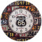 Horloge ROUTE 66 déco rétro vintage