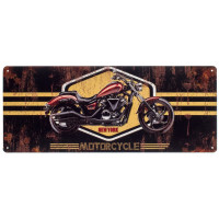 Plaque métal 50 cm NEW YORK MOTORCYCLE