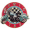 Horloge métal MOTO déco rétro vintage