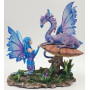 Figurine La Fée et le dragon 22 cm