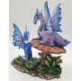 Figurine La Fée et le dragon 22 cm