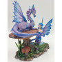 Figurine La Fée et le dragon 22 cm