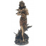 Statuette APHRODITE et les Colombes 27 cm effet bronze