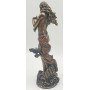Statuette APHRODITE et les Colombes 27 cm effet bronze