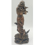 Statuette APHRODITE et les Colombes 27 cm effet bronze