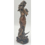 Statuette APHRODITE et les Colombes 27 cm effet bronze