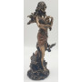 Statuette APHRODITE et les Colombes 27 cm effet bronze