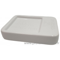 Porte Savon pour SAVON CUBE DE MARSEILLE couleur blanc