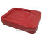 Porte Savon pour SAVON CUBE DE MARSEILLE couleur Rouge