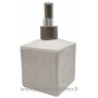 Pousse distributeur de Savon liquide en forme de cube Savon de Marseille couleur Blanc