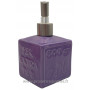 Pousse distributeur de Savon liquide en forme de cube Savon de Marseille couleur Lavande