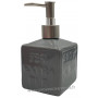 Pousse distributeur de Savon liquide en forme de cube Savon de Marseille couleur gris foncé