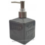 Pousse distributeur de Savon liquide en forme de cube Savon de Marseille couleur gris foncé