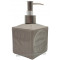 Pousse distributeur de Savon liquide en forme de cube Savon de Marseille couleur gris clair