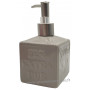 Pousse distributeur de Savon liquide en forme de cube Savon de Marseille couleur gris clair