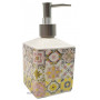 Distributeur de savon liquide cube Mosaïque couleur pastel