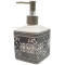 Distributeur de savon liquide cube Mosaïque couleur gris