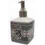 Distributeur de savon liquide cube Mosaïque couleur gris