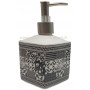 Distributeur de savon liquide cube Mosaïque couleur gris