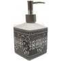 Distributeur de savon liquide cube Mosaïque couleur gris