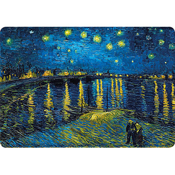 Set de table LA NUIT ETOILEE SUR LE RHÔNE Vincent Van Gogh 1888