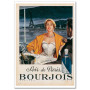 Plaque métal SOIR DE PARIS BOURGEOIS 15 x 20 cm déco rétro vintage