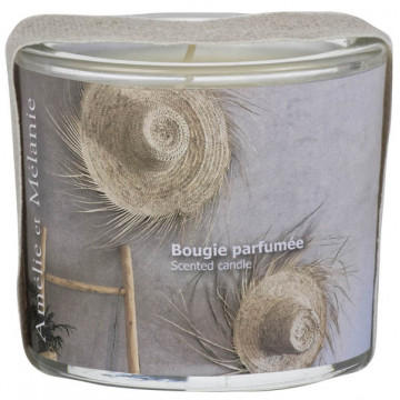 Bougie parfumée CHAPEAU DE PAILLE 200gr Amélie et Mélanie Lothantique