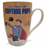 Mug CAPTAIN PAPA Natives déco rétro vintage