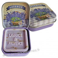 Boîte et savon d'invité Fleur de Lavande Provence Esprit Provence