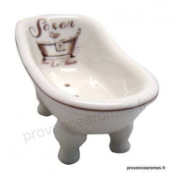 Porte savon baignoire ancienne "Savon"