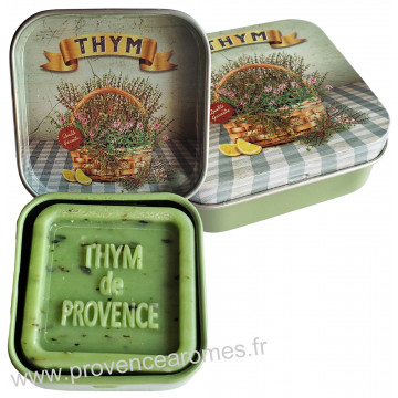 Boîte et savon d'invité Thym de Provence Esprit Provence