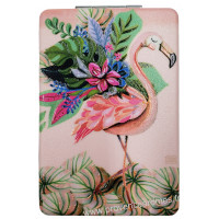 Miroir de poche FLAMANT ROSE ALLEN DESIGNS