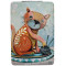 Miroir de poche CHAT PELOTE DE LAINE ALLEN DESIGNS