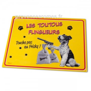 Tapis pour la gamelle du Chien " Les toutous Flingueurs " Natives