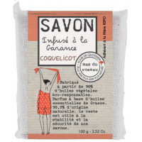 Savonnette COQUELICOT infusée à la garance 100 g Mas du roseau