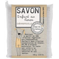 Savonnette CHEVREFEUILLE infusée au roucou 100 g Mas du roseau