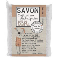 Savonnette SANTAL infusée au châtaignier 100 g Mas du roseau