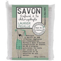 Savonnette FEUILLE DE LAURIER infusée à la chlorophylle 100 g Mas du roseau