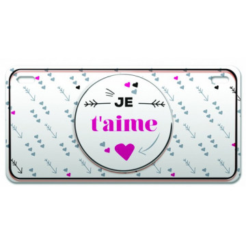 Magnet métal JE T'AIME