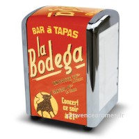 Distributeur de serviettes "Bar à Tapas " "La Bodega"